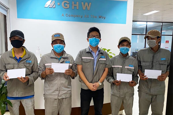 GHW's global war "epidemic"- GHW (Vietnam) provided supplies and subsidies for employees